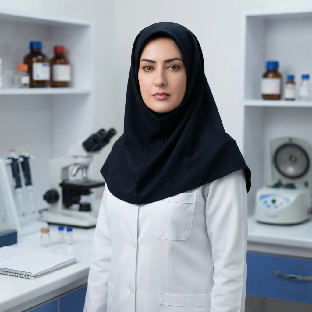 خلیلی - بنیانگذار کیوج در آزمایشگاه